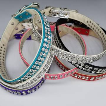 2-Row Rhinestone Collar